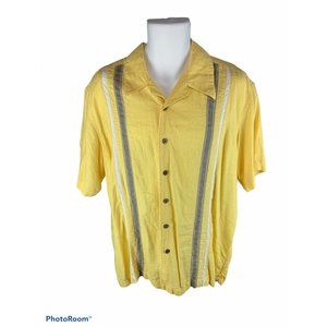 Haggar linen bowling shirt size XL